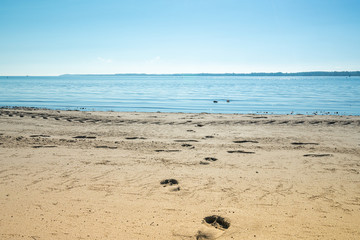 a photo of the beach in beautiful weather