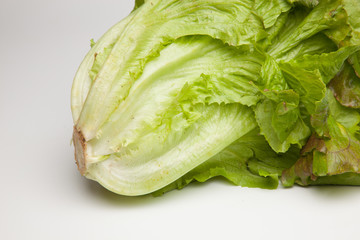 La Lechuga es un alimento que se puede comer en ensaladas acompa&ntilde;ada de tomate, pepino, cebolla aderezada con aceite y sal. 