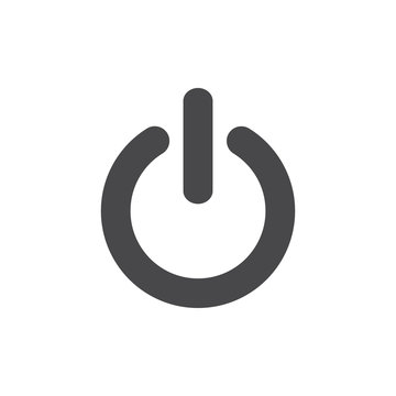 Power icon grey. Power Switch Icon