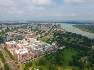 The view on Belgrade from above