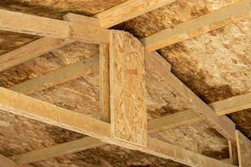 wooden timber roof