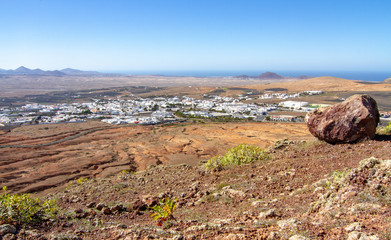 blick auf teguise vom guanapay © M. Schwarz