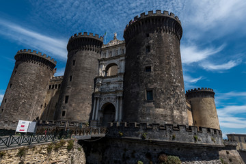 Fototapeta na wymiar Castel Nuovo (New Castle), Naples, Italy.