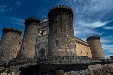 Fototapeta na wymiar Castel Nuovo (New Castle), Naples, Italy.