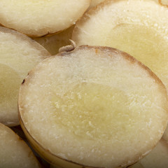 heap of fresh galangal root background