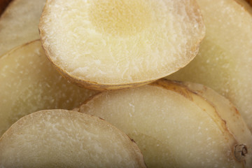 heap of fresh galangal root background