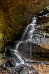 Broken Rock Cascade - Broken Rock Falls is a tall, slender waterfall in the Old Man’s Cave area of Hocking Hills State Park in southwest Ohio.