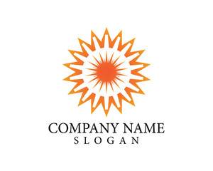 Fototapeta premium Sun Vector illustration Icon Logo Template design