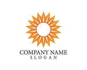 Sun Vector illustration Icon Logo Template design