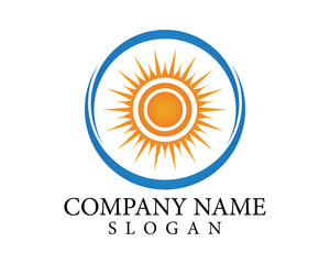 Sun Vector illustration Icon Logo Template design