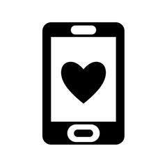 Smartphone icon. Flat Icon Mobile Phone, Handphone