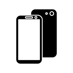 Smartphone icon. Flat Icon Mobile Phone, Handphone