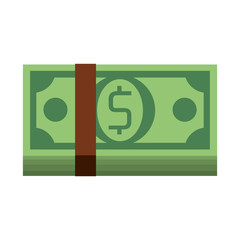 Money cash billets symbol isolated