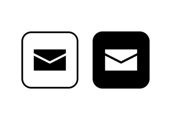 Mail icon vector. E-mail icon. Envelope illustration. Message