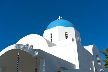 Orthodox Church on Santorini Island, Greece.