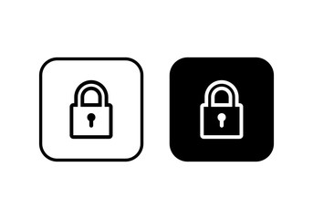 Lock icon vector. Encryption icon. Lock Icon in trendy flat style isolated. Security symbol