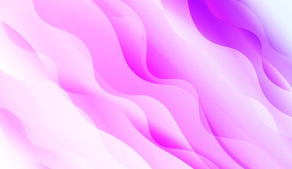 Obraz premium Futuristic Color Design Geometric Wave Shape, Lines. For Your Design Wallpapers Presentation. Vector Illustration with Color Gradient.