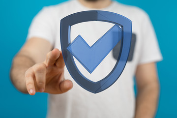 security data code digital in hand