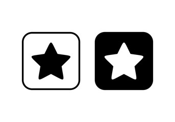 Star Icon vector. Star vector icon. Star Icon in trendy flat style isolated on white background. Rating symbol for web design