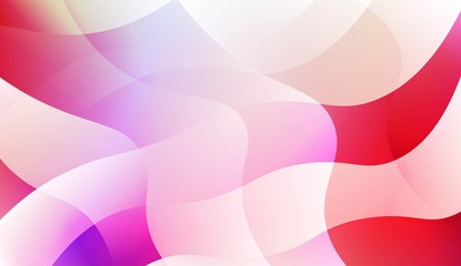 Geometric Wave Shape with Gradient Blurred Abstract Background. For Greeting Card, Flyer, Poster, Brochure, Banner Calendar. Vector Illustration.