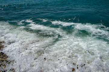 Fototapeta premium waves on the beach