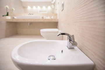 modern bathroom interior