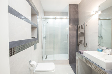 modern bathroom interior