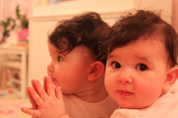 Baby in Mirror