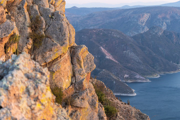Mirador el Vigilante en la Presa de Zimapán en Hidalgo, México