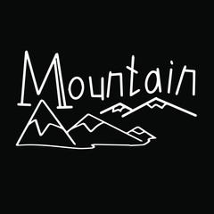 Set of camping and mountin 