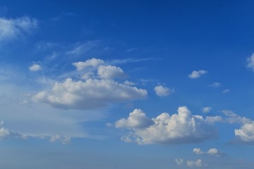 Blue Sky with Clouds 