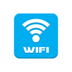 Wifi icon in a flat design. Vector illustration