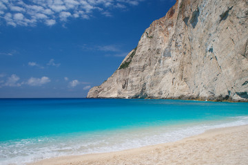 Fototapeta premium Shipwreck Beach Navagio on Zakynthos island in Greece Europe