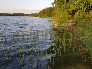 jezioro na pojezierzu kaszubskim