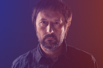 Portrait of mid-adult man with beard