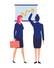 business people avatars cartoon character