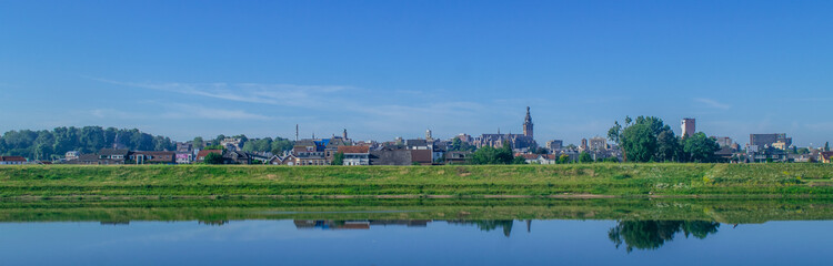 Fototapeta na wymiar Skyline of Nijmegen, The Netherlands