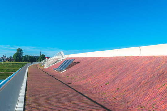 View from the stone-paved Lentse Warande