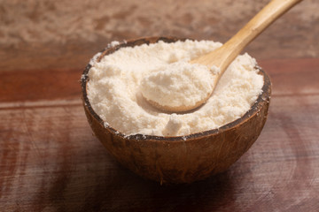 Coconut Flour in a bowl