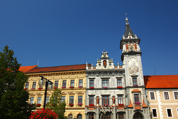 Obraz premium Old Town Prachatice, Czech Republic