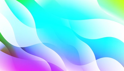 Blurred Decorative Design In Abstract Style With Wave, Curve Lines. For Elegant Pattern Cover Book. Vector Illustration with Color Gradient.