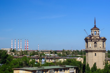 old water tower architecture building