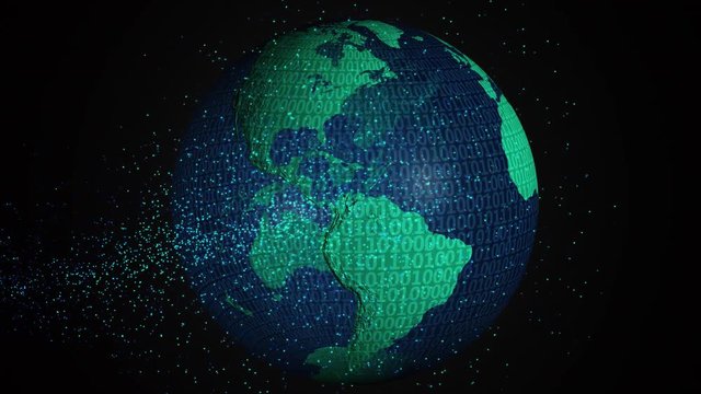 Digital 3d Animated Earth Showing The Borders Of The Country Turkey And The Capital Ankara In 4K Resolution At Daytime