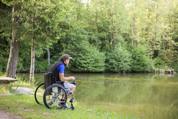Fishing as an accessible competitive sport for people with disabilities and also enjoying in nature...