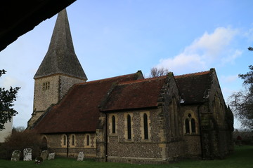 Fototapeta na wymiar old english church