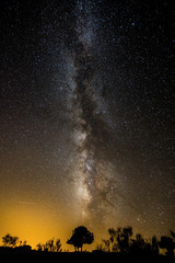 A sky full of stars, milky way from Spain
