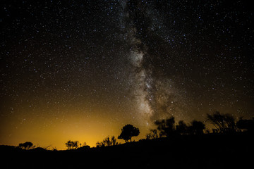 Obraz na płótnie Canvas A sky full of stars, milky way from Spain