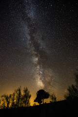 A sky full of stars, milky way from Spain