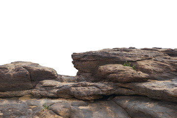 rock isolated on white background
