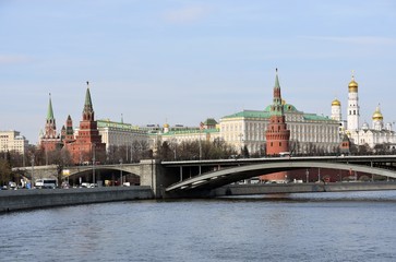 Obraz premium Moscow Kremlin. Popular landmark